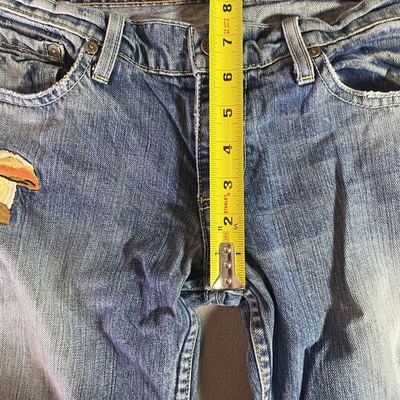 Vtg CHIP & PEPPER Y2K Jeans The 4 Creeping Low Rise Bootcut Women 26 Blue Cotton - Picture 6 of 12